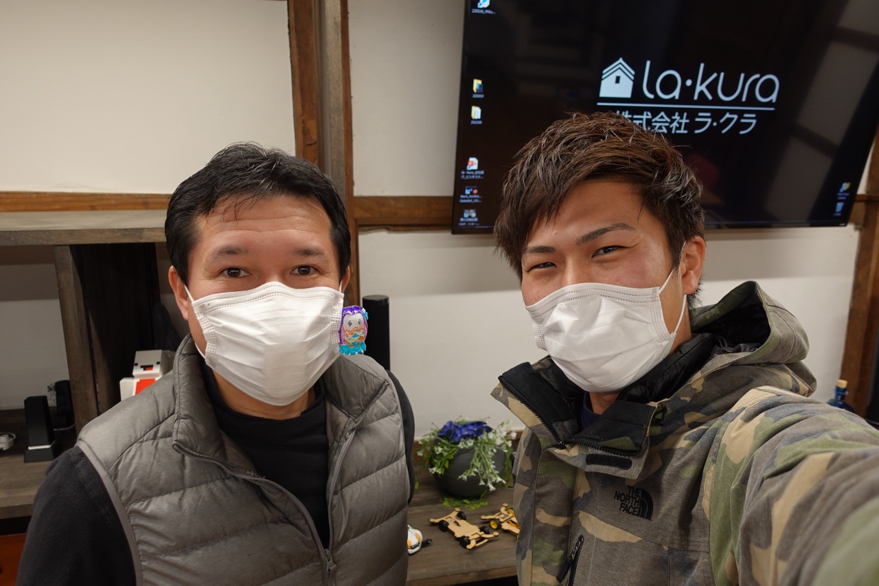 杉谷さんと代表黒田との2ショット